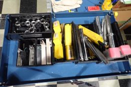 Lot of Borings Bars, Drill Bits, Turning Holders, Indexable Drills, Boring Bar Sleeves, etc.