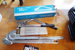 Lot of Imperial Eastman 3/8" Tubing Bender and Ridgid 1/2 OD 1 1/2 R Tubing Bender.