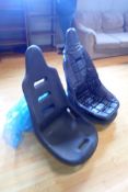 Lot of 2 Race Car Molded Bucket Seats.