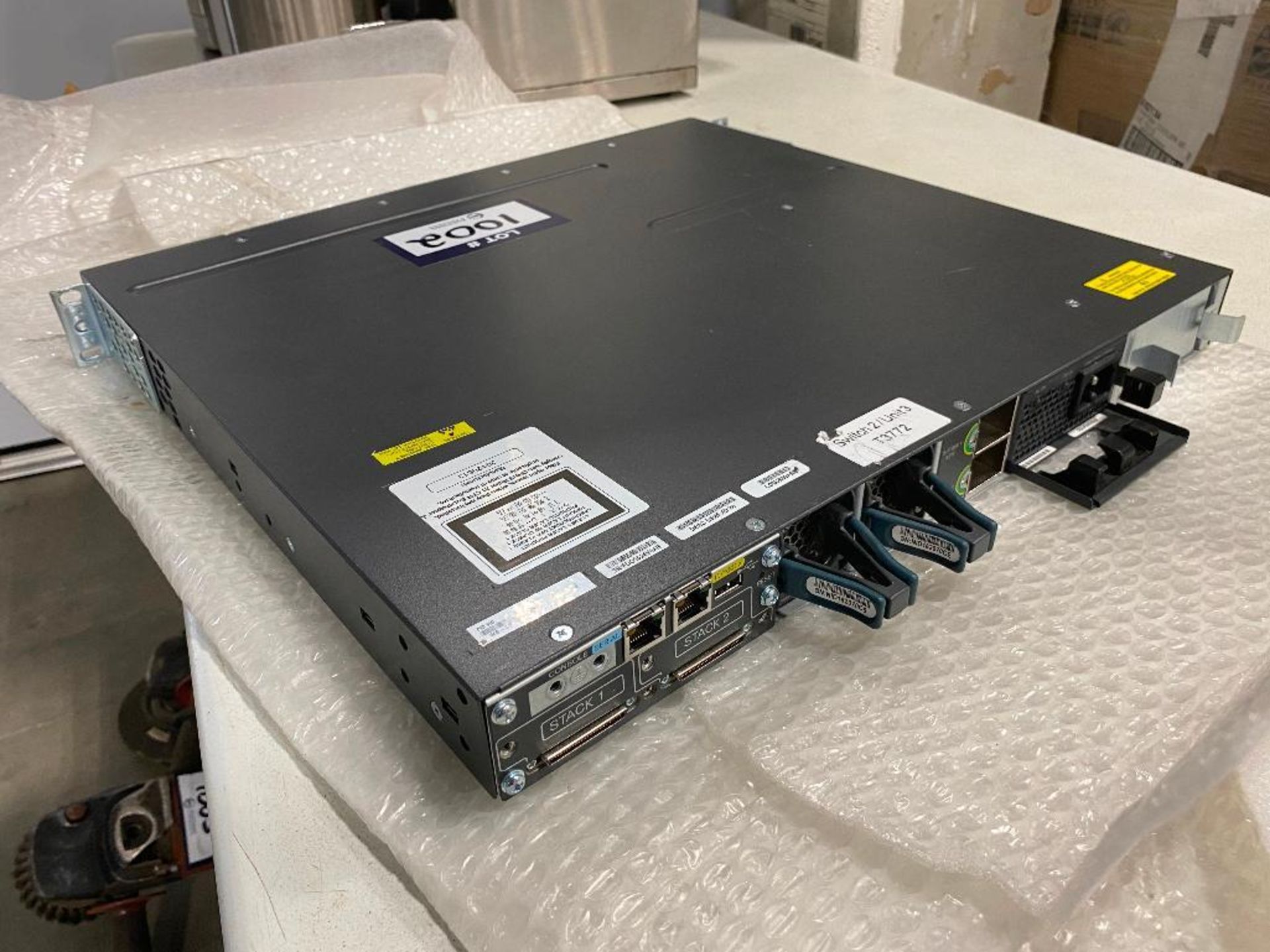 Cisco TNY-WS3750X-3560X 48-Port Gigabit Anatel POE Network Switch - Image 2 of 2