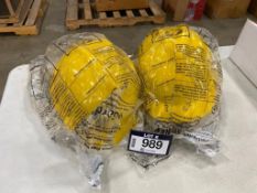 Lot of (4) Asst. Yellow Hard Hats