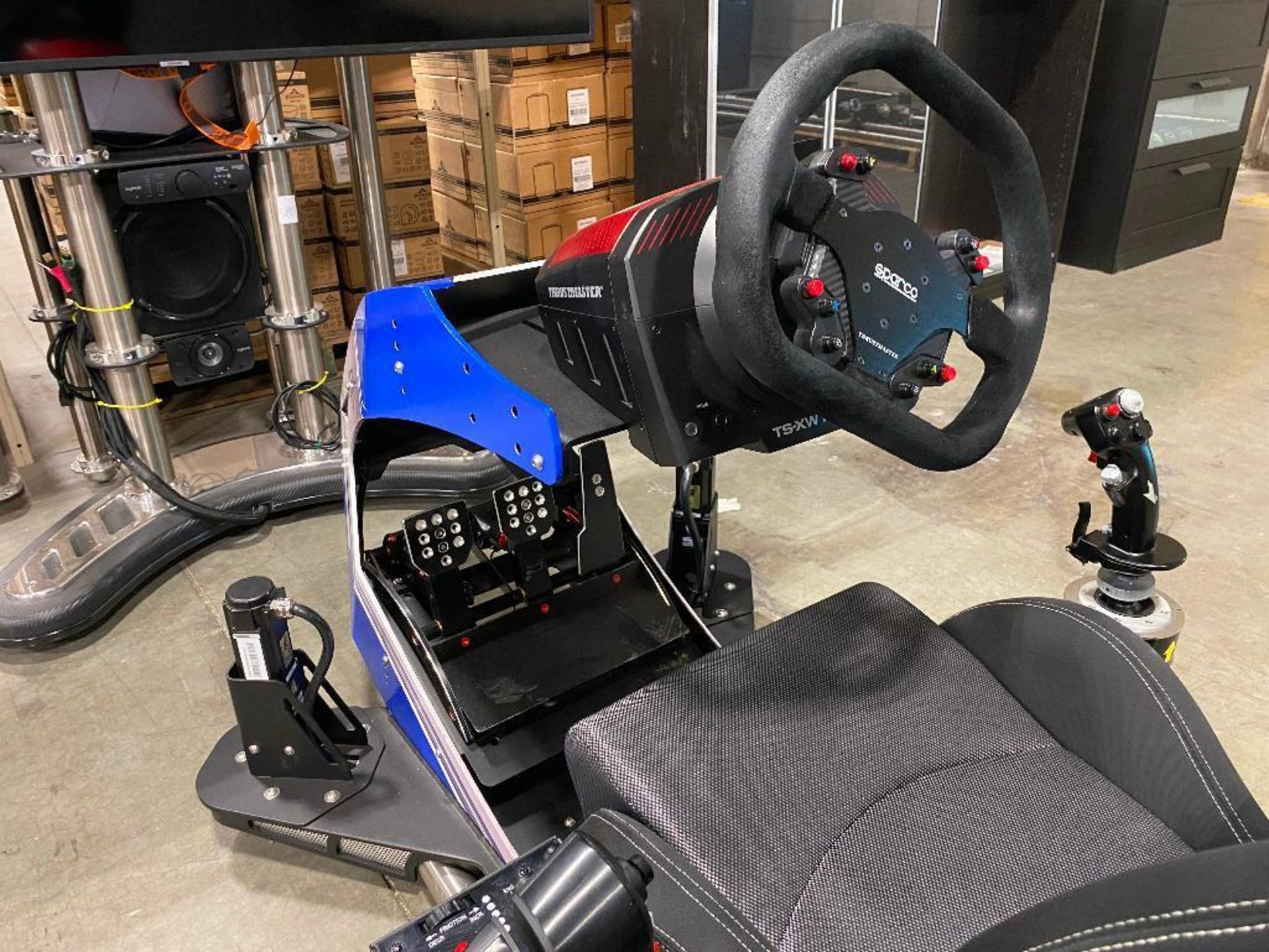 VRX iMotion Thrustmaster Simulator, 5" Motion Actuator - Racing/ Flight, w/ Logitech Dolby Surround - Image 8 of 17