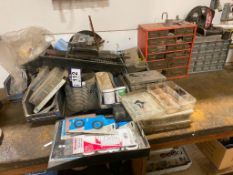 Lot of Asst. Parts Bins, Parts, Consumables, etc.