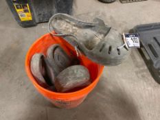 Lot of (2) Pairs of Flat Style Concrete Finishing Shoes