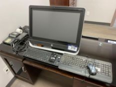 Lot of HP All-In-One Desktop PC w/ Calculator, (2) Mice, (2) Keyboards