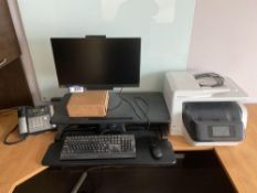 Lenovo Think Centre Computer w/ HP Printer, Phone, Mouse, Keyboard, etc.