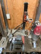 Lot of Drill Stand w/ Gast Vacuum Pump