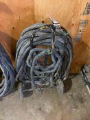 Lot of 2-Wheel Dolly and HD 60A Power Cable