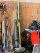 Lot of Asst. Concrete Finishing Tools including Floats, Brooms, etc.