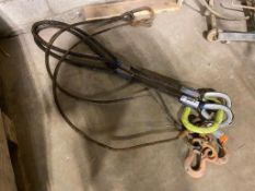 Lot of Asst. Lifting Cables