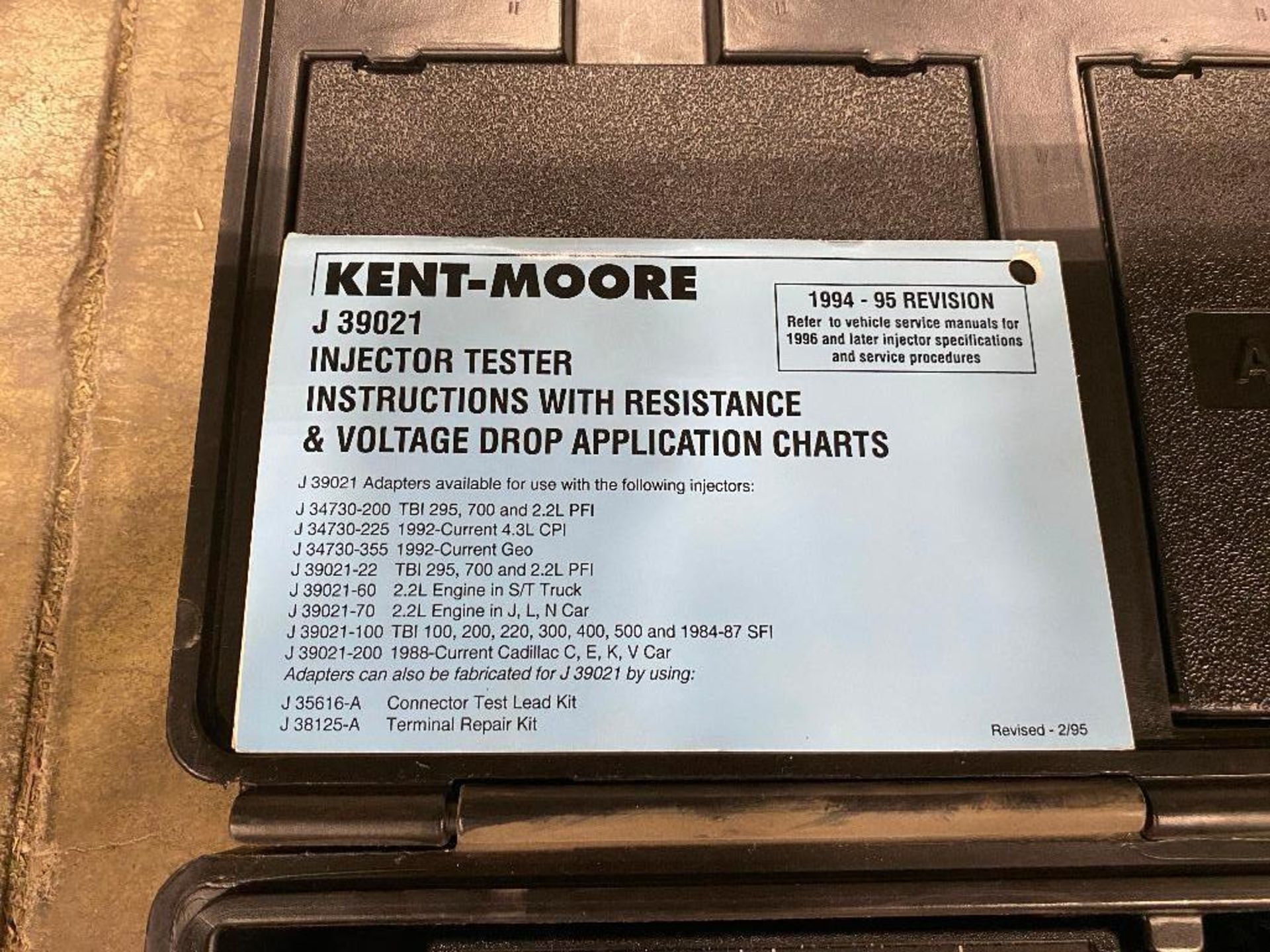 Kent Moore Port Fuel Injection Diagnostic Kit, J 34730-E - Image 3 of 4