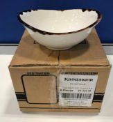 DUDSON HARVEST NATURAL DEEP BOWL 6.75" - 6/CASE, MADE IN ENGLAND