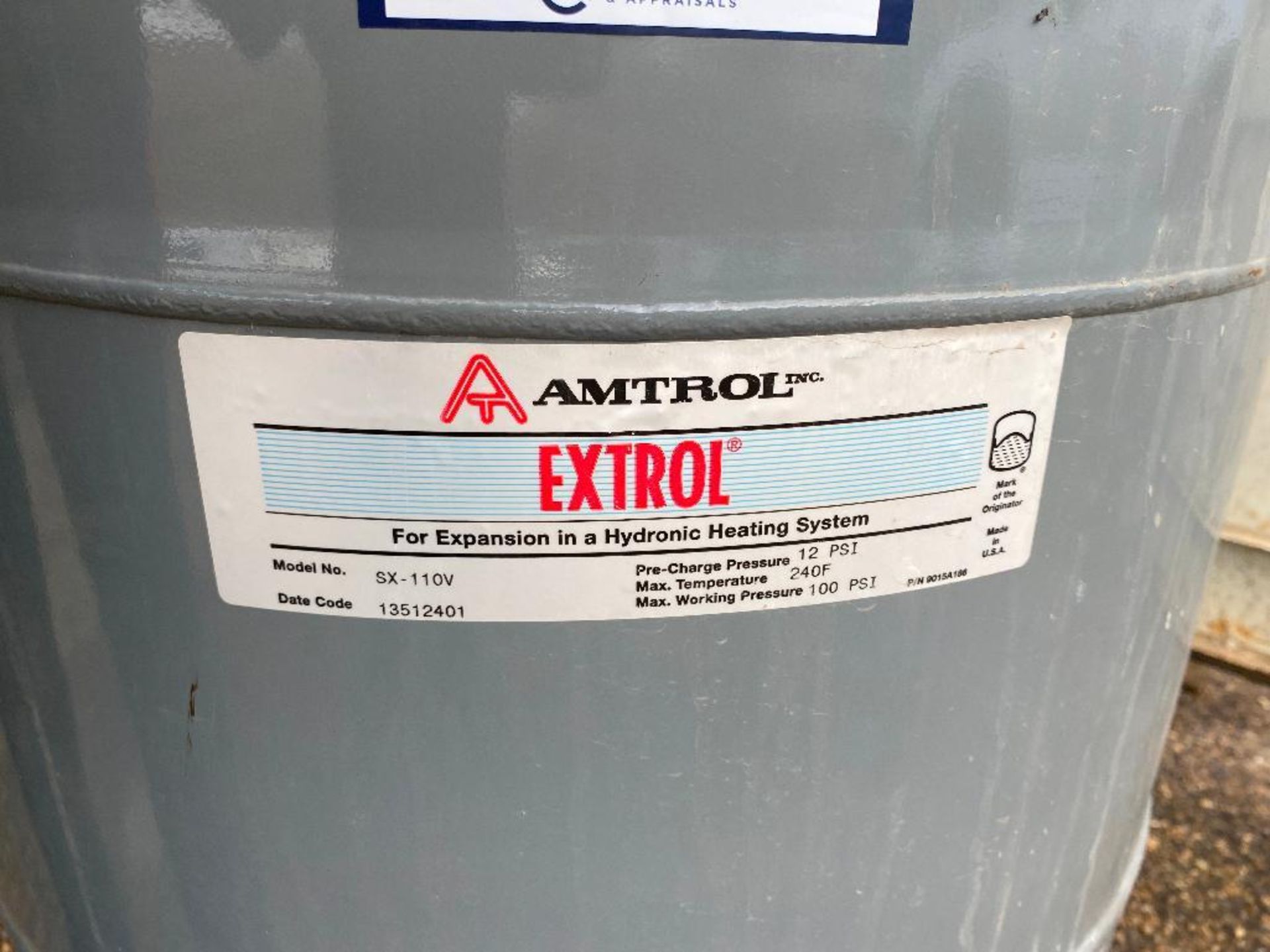 Amitrol Extrol SX-110V Expansion Tank - Image 3 of 3