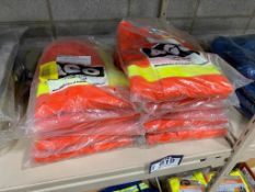 Lot of (9) AGO Hi-Vis Bib Overalls, Size: XL