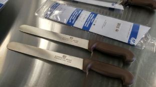 10" SABRE SLICING KNIVES, JOHNSON-ROSE 25210 - LOT OF 2 - NEW