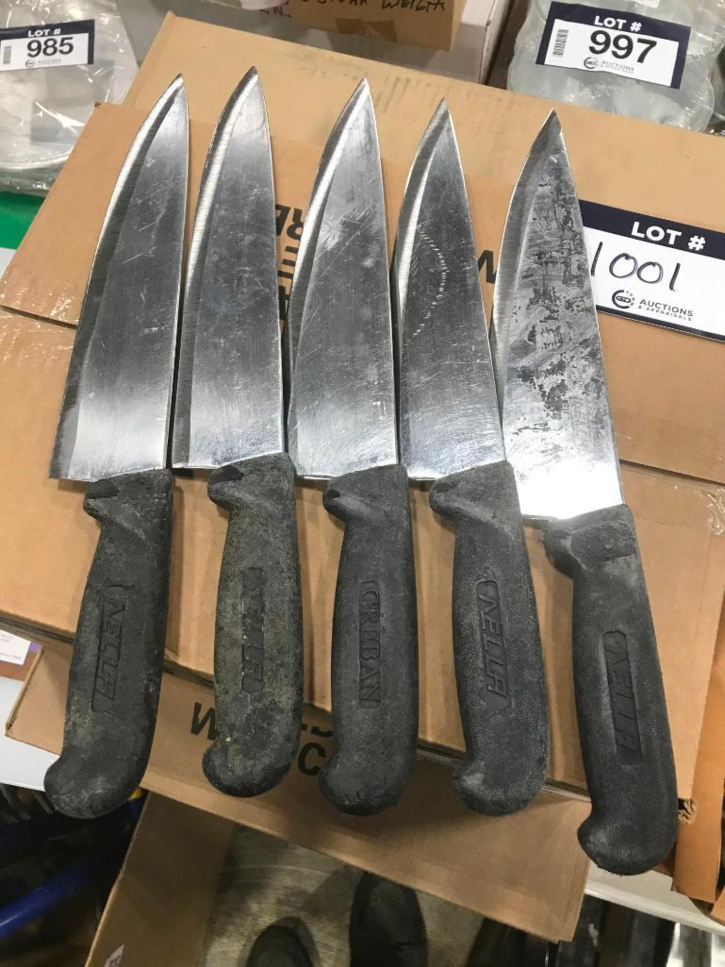 Used/Sharpened Knives - Lot of 5