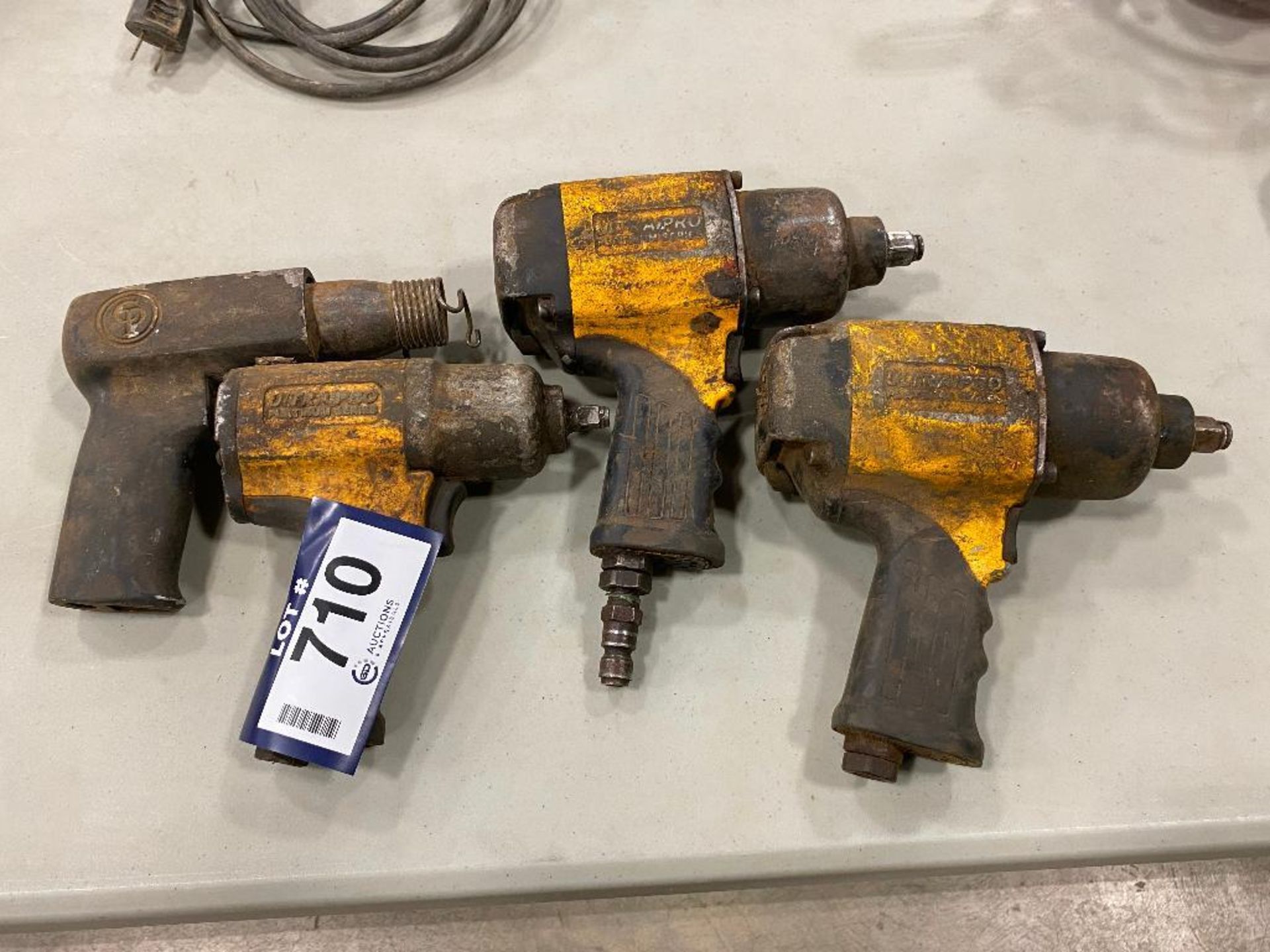 Lot of (4) Asst. Pneumatic Impacts