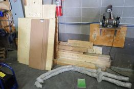 Lot of Asst. Plywood, 2x2's and Custom Built Handrails.