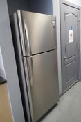 Frigidaire Stainless Steel Top Freezer Refrigerator.