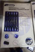 Onyx 11-pc Professional Mechanics Screwdriver Set- NEW, UNUSED.