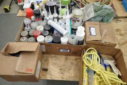 Lot of Asst. Caulking, Spray Paint, Drywall Screws, Sheet Metal Screws, Etc.