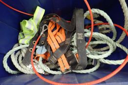 Lot of Safety Harness, Lanyards, Etc.