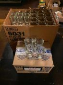LOT OF (2) BOXES OF SHOT GLASSES