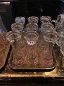 LOT OF (9) ERDINGER WEISSBRAU GLASSES