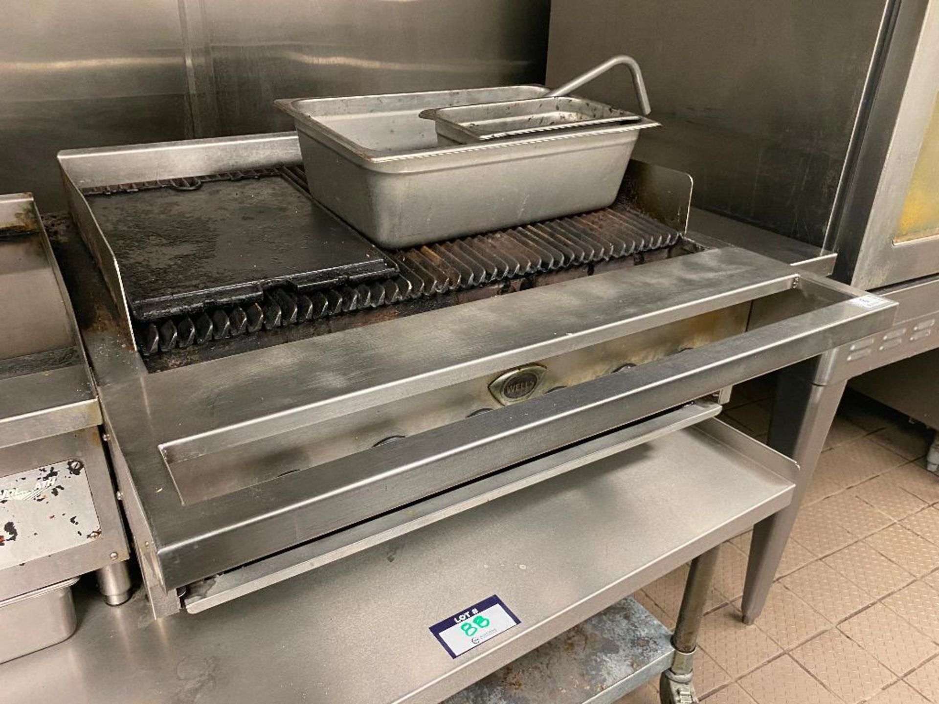 WELLS 6 BURNER CHARBROILER - NOTE: REQUIRES DISCONNECT, PLEASE INSPECT