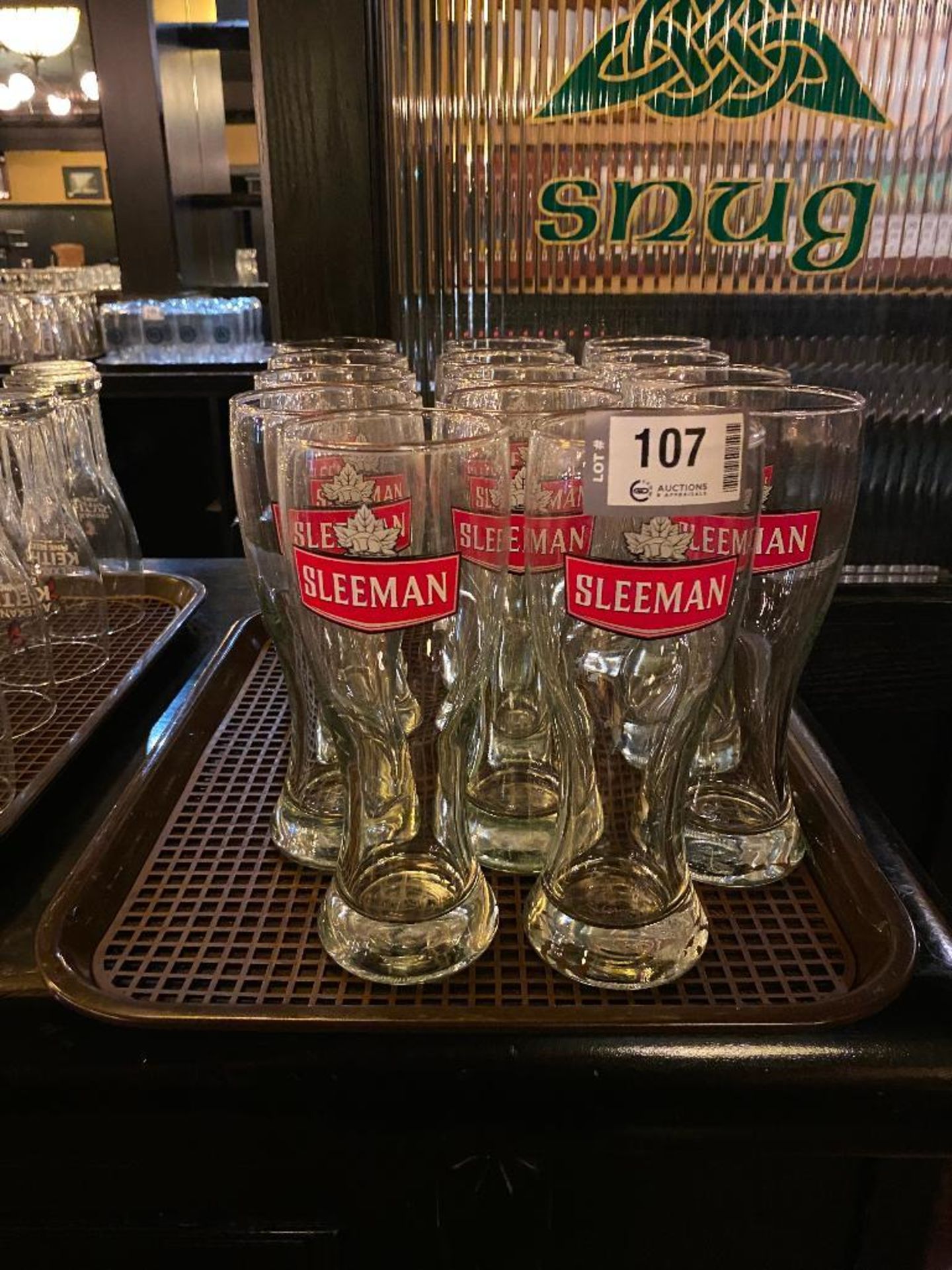 LOT OF (14) SLEEMAN PINT GLASSES - Image 2 of 2