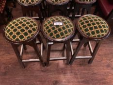 LOT OF (3) 30" TALL BAR STOOLS