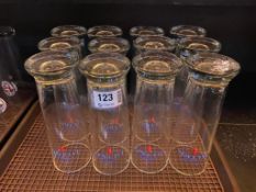 LOT OF (12) MICHELOB ULTRA GLASSES