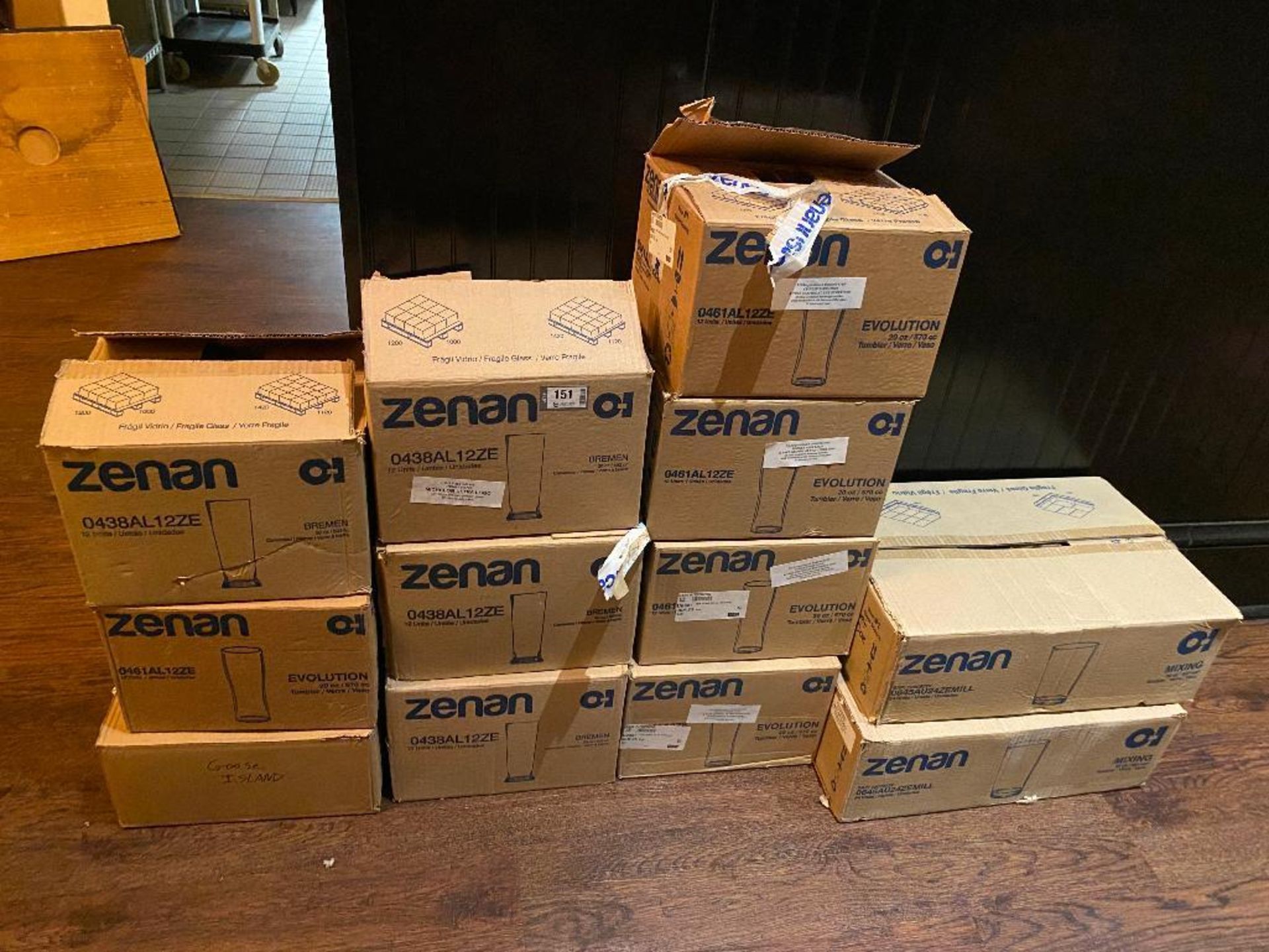 LOT OF (12) BOXES OF ASSORTED BRANDED GLASSES - Image 2 of 6