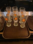 LOT OF (9) SHOCK TOP GLASSES