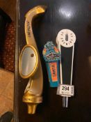 LOT OF (3) ASSORTED BEER TAPS