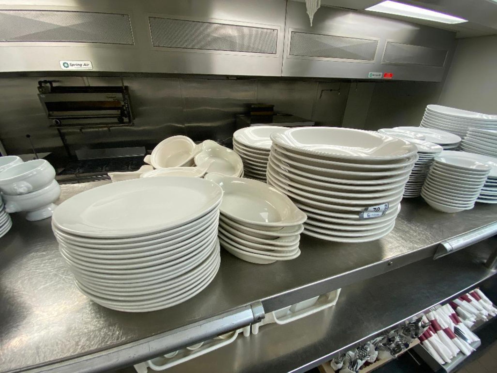 LOT OF ASSORTED DINNERWARE INCLUDING: PLATES, BOWLS, SOUP BOWLS & LASAGNA BOWLS - Image 3 of 4