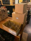 LOT OF (5) BOXES OF TREE BREWING CO. GLASSES