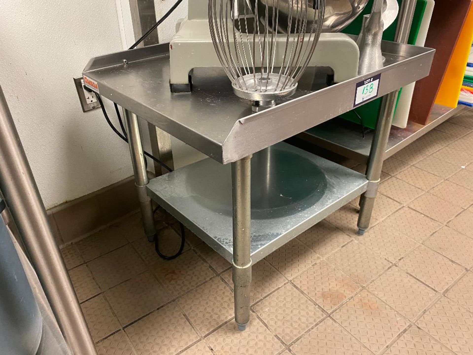 24" STAINLESS STEEL EQUIPMENT STAND - Image 2 of 2