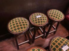 LOT OF (3) 30" TALL BAR STOOLS