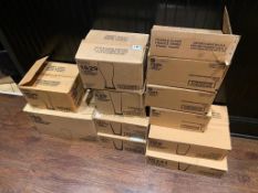 LOT OF (11) BOXES OF ASSORTED BRANDED GLASSES