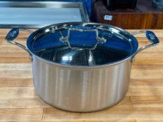 ALL-CLAD D5 STAINLESS 8 QT STOCKPOT W/LID, NEW