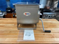 44LB COMMERCIAL MANUAL MEAT MIXER, OMCAN 13156