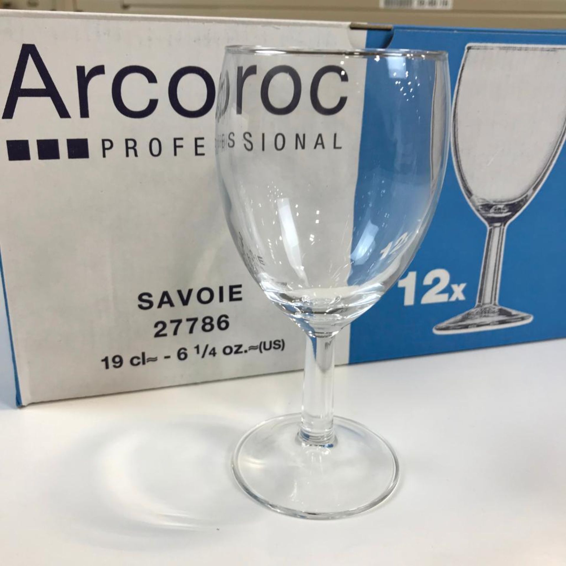 6.7OZ/190ML SAVOIE WINE GLASSES, ARCOROC 27786 - CASE OF 12 - NEW - Image 2 of 4