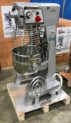 30QT NEW PRIMO PLANETARY MIXER, BOWL GUARD, HOOK, WHIP, PADDLE, #12 ATTACHMENT HUB