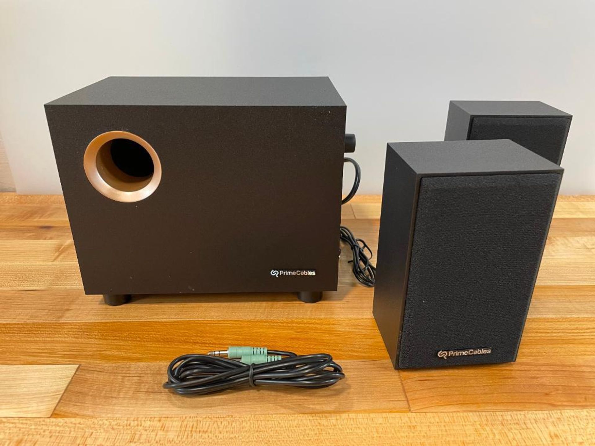 CORDED SPEAKER AND SUBWOOFER SET