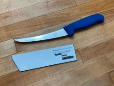 VICTORINOX 5.6602.15 BLUE 6" BONING KNIFE WITH MAGNETIC BLADE GUARD