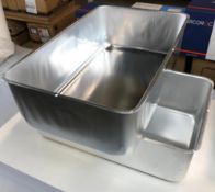 FULL SIZE 5.5" DEEP ALUMINUM SPILLAGE PAN, JOHNSON ROSE 61821 - NEW