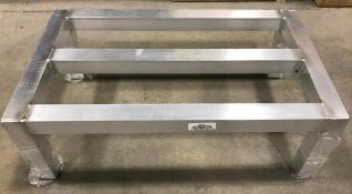 24" X 14" X 8" HEAVY DUTY WELDED ALUMINUM DUNNAGE RACK, 1800LB CAPACITY, UPDATE DNRK1424 - NEW