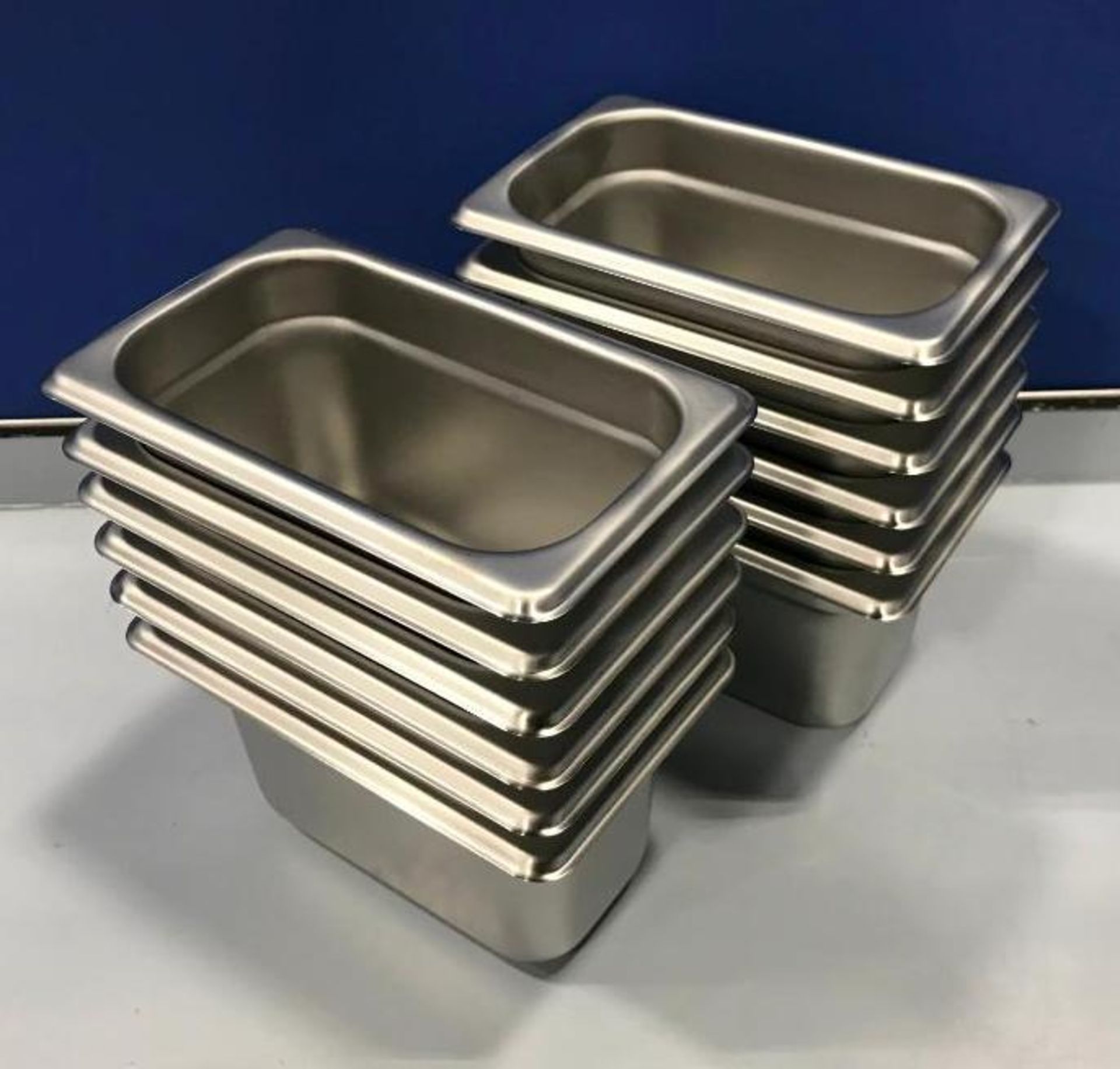 1/9 SIZE 4" DEEP STAINLESS STEEL INSERT, JOHNSON ROSE 58904 - LOT OF 12 - NEW - Image 2 of 3