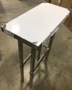 12" X 30" STAINLESS STEEL WORK TABLE, USWT-3012-4T - NEW
